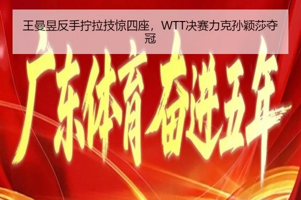 王曼昱反手拧拉技惊四座，WTT决赛力克孙颖莎夺冠